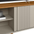 LINEA - RACK GOLD PARA TV 55" NATURE OFF WHITE LINEA - RACK GOLD PARA TV 55" NATURE OFF WHITE