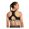 Top Under Armour HG AUTNTCS MID BRNDD de Mujer - 544-001N11 Negro