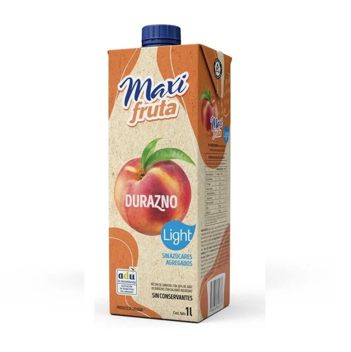 JUGO DE DURAZNO LIGHT MAXI FRUTA 1L 