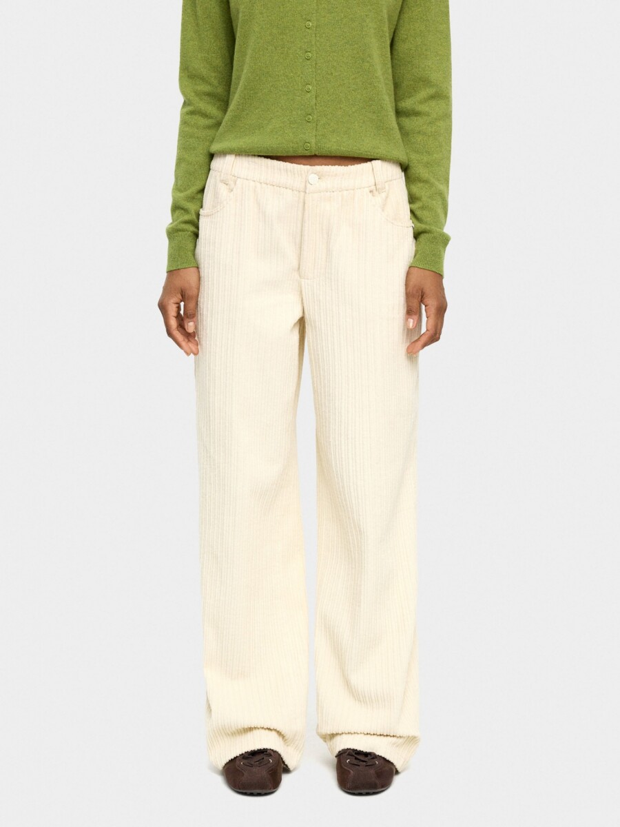Pantalón De Pana 100% Algodón crudo