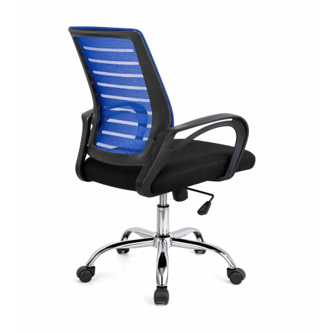 SILLA DE ESCRITORIO RESPALDO MESH AZUL MC025BC01 SILLA DE ESCRITORIO RESPALDO MESH AZUL MC025BC01
