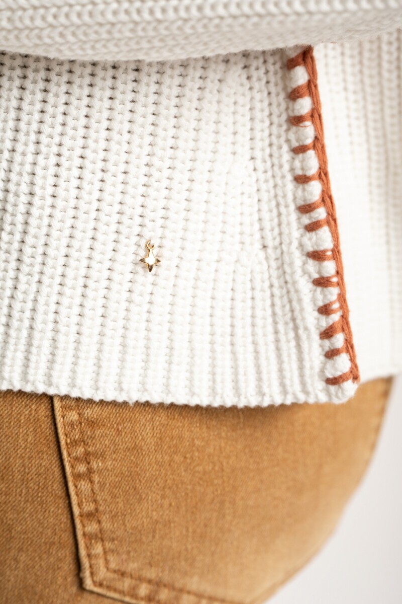 Sweater Algodon Nacar
