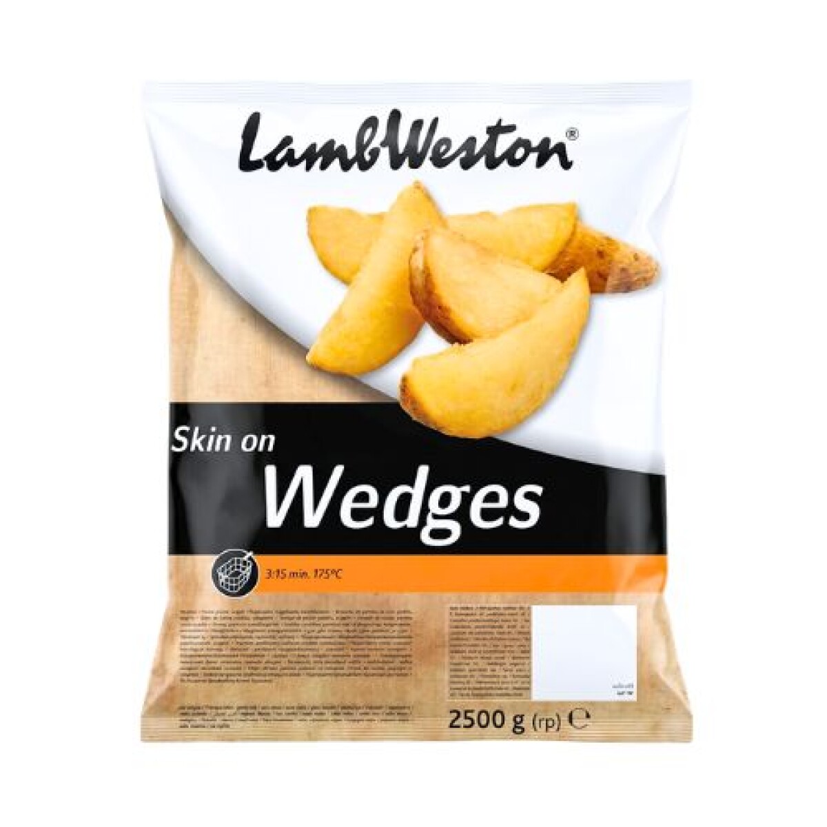 Gajos SkinOn Lamb Weston - 2,5 kg 