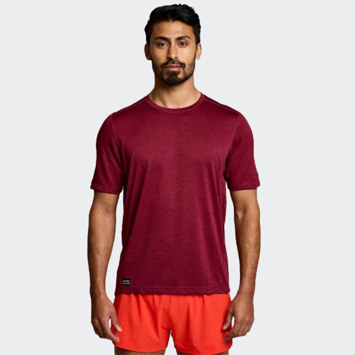 Remera Saucony Stopwatch Sleeve - Rojo 