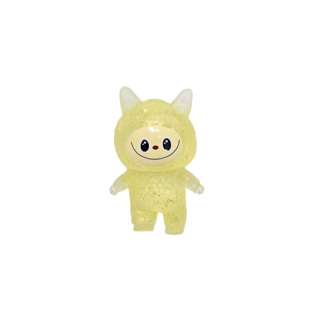 Squishy Animalito con Brillos y Luz Amarillo