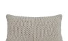 Almohadón Deco Tejido Doble Punto 30x50 - Pilar Beige