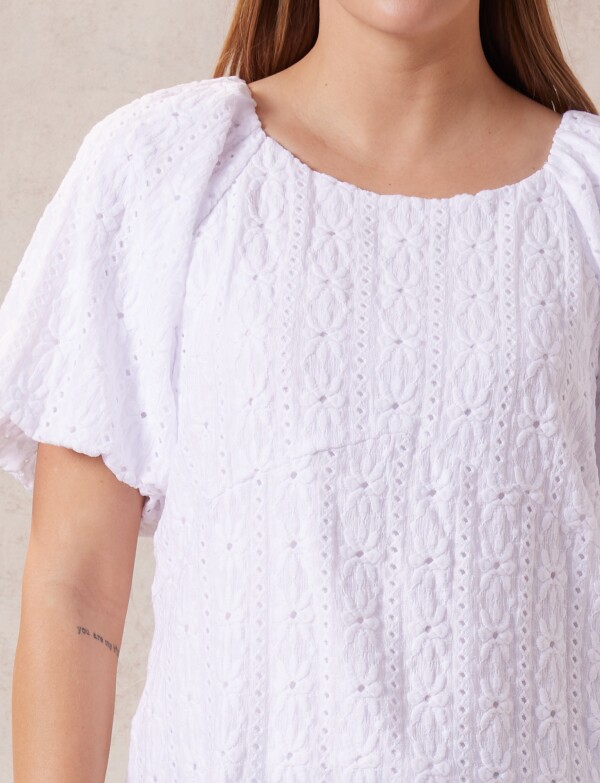 Blusa Broderie BLANCO