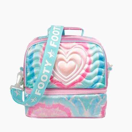 LUNCHERA FOOTY CORAZON ROSA