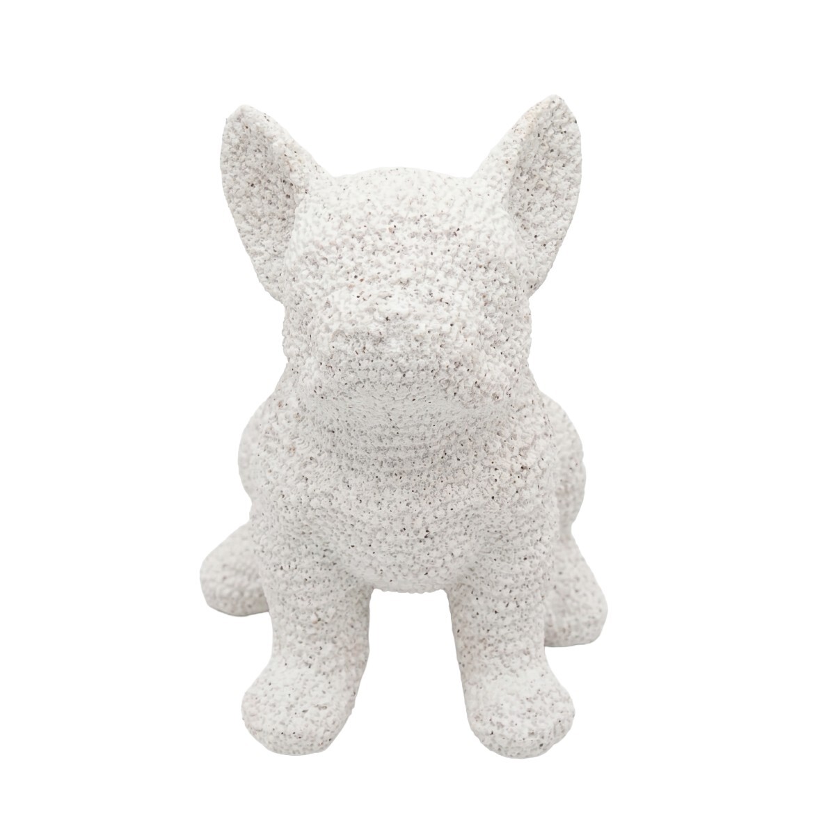 FIGURA CERAMICA PERRO GRIS CL 16X19CM 