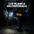 Inflador Portátil Compresor De Aire Batería Display Luz Led Color Negro