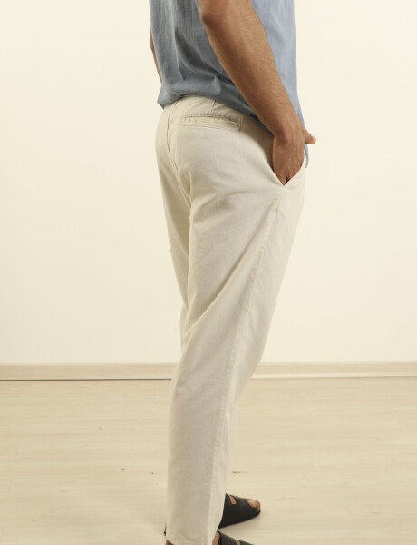 080676 PANTALON HARRY Natural