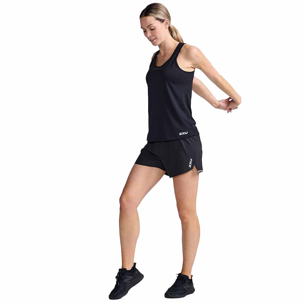 Aero Singlet - Mujer Black/silver Reflective