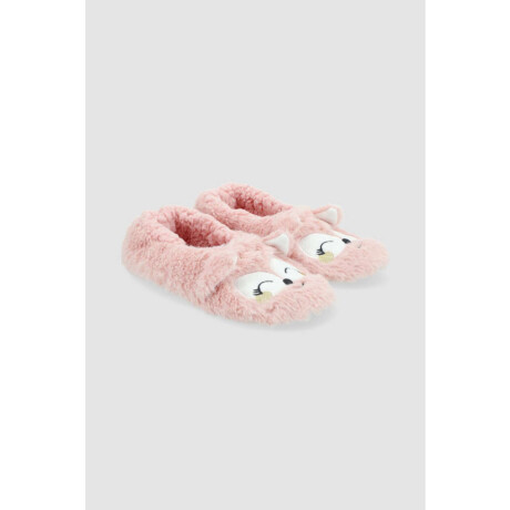 Pantufla face inv25 Rosa antique