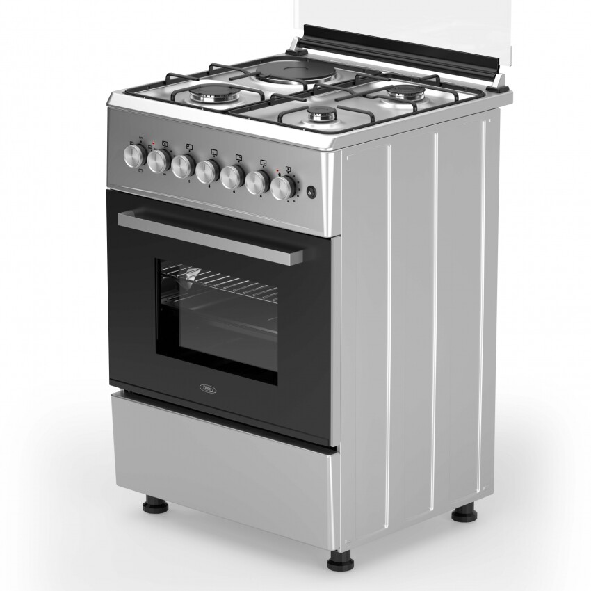 Cocina combinada Dikler 3H+1D D-7 inox. Cocina combinada Dikler 3H+1D D-7 inox.