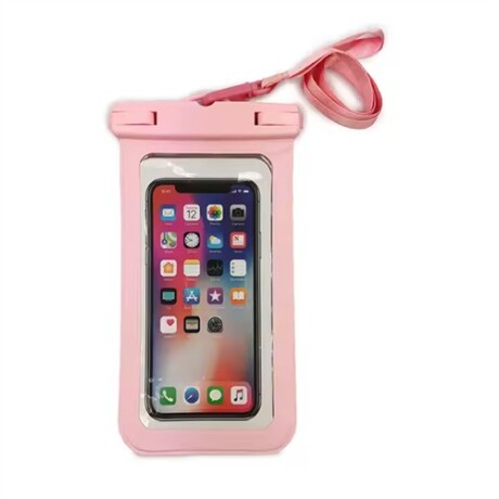 Estuche impermeable para celular Rosado