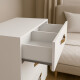 Cómoda Cajonera Padua 4 Cajones Blanca Blanco