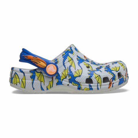 Crocs Classic Dragon Graphic Clog T Niños 1 a 5 años Atmosphere
