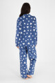 Pijama americano polar corazones Azul