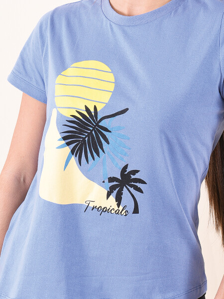 REMERA SPRING AZUL PIEDRA