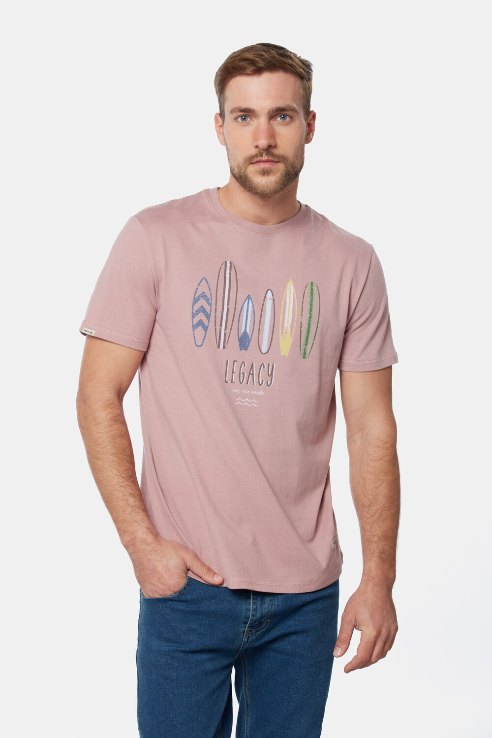 REMERA ESTAMPADA Rosado