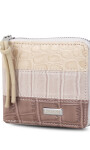 BILLETERA CANDELA CROCO PIEL CUARZO MAUVE