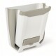 Cesto Basura Colgante Residuos Cocina Plegable Papelera Blanco