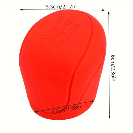 ACCESORIO INTERIOR - CUBRE PALANCA DE CAMBIO SILICONA ROJO - ACCESORIO INTERIOR - CUBRE PALANCA DE CAMBIO SILICONA ROJO -
