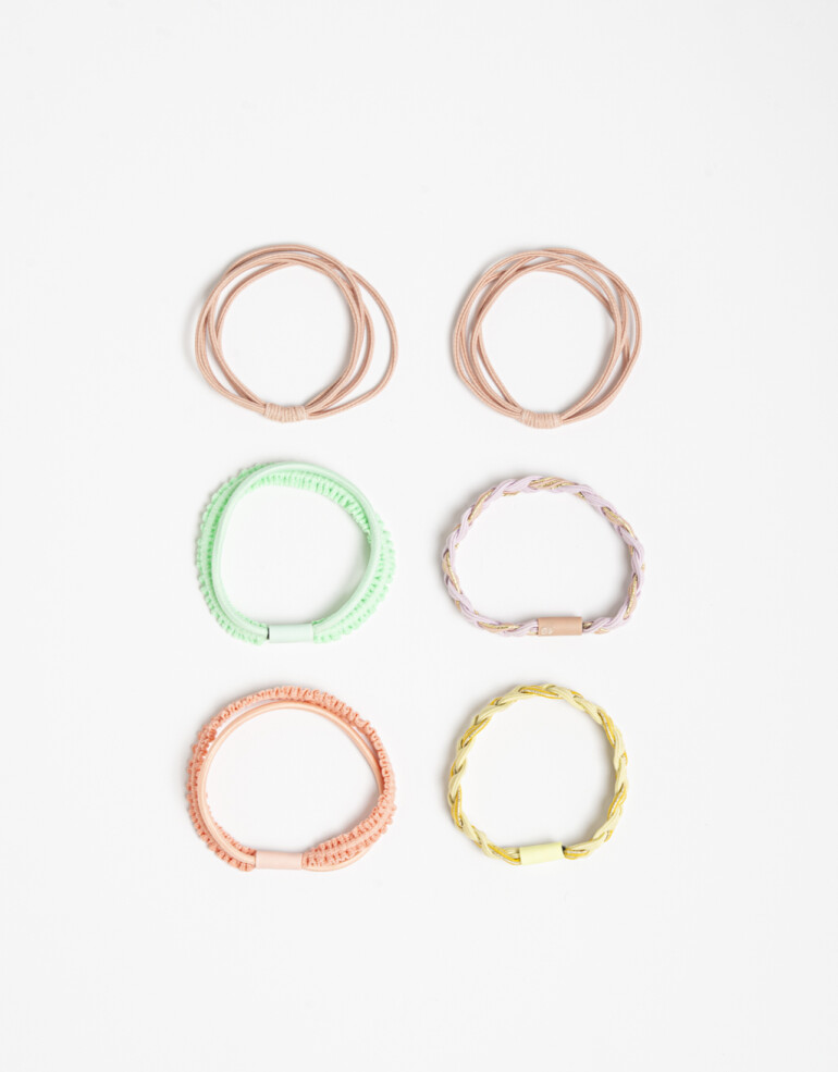 Gomitas Elásticas Sets Liso Gomitas Elásticas Sets Básicos - Combinacion Multicolor