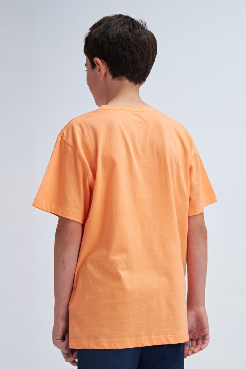 Camiseta manga corta Naranja