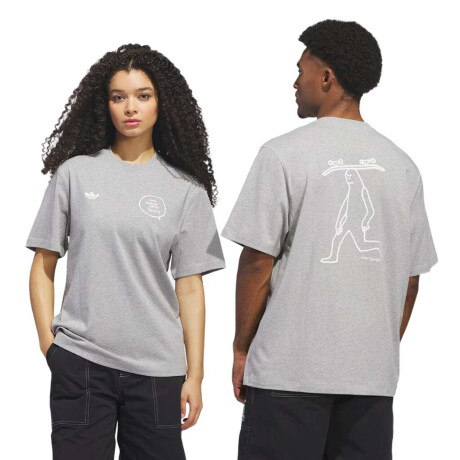 Remera Adidas Mark Gonzales Gris