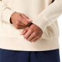 Polera Training Fleece Relaxed Crew-Neck Top Hombre Oatmeal