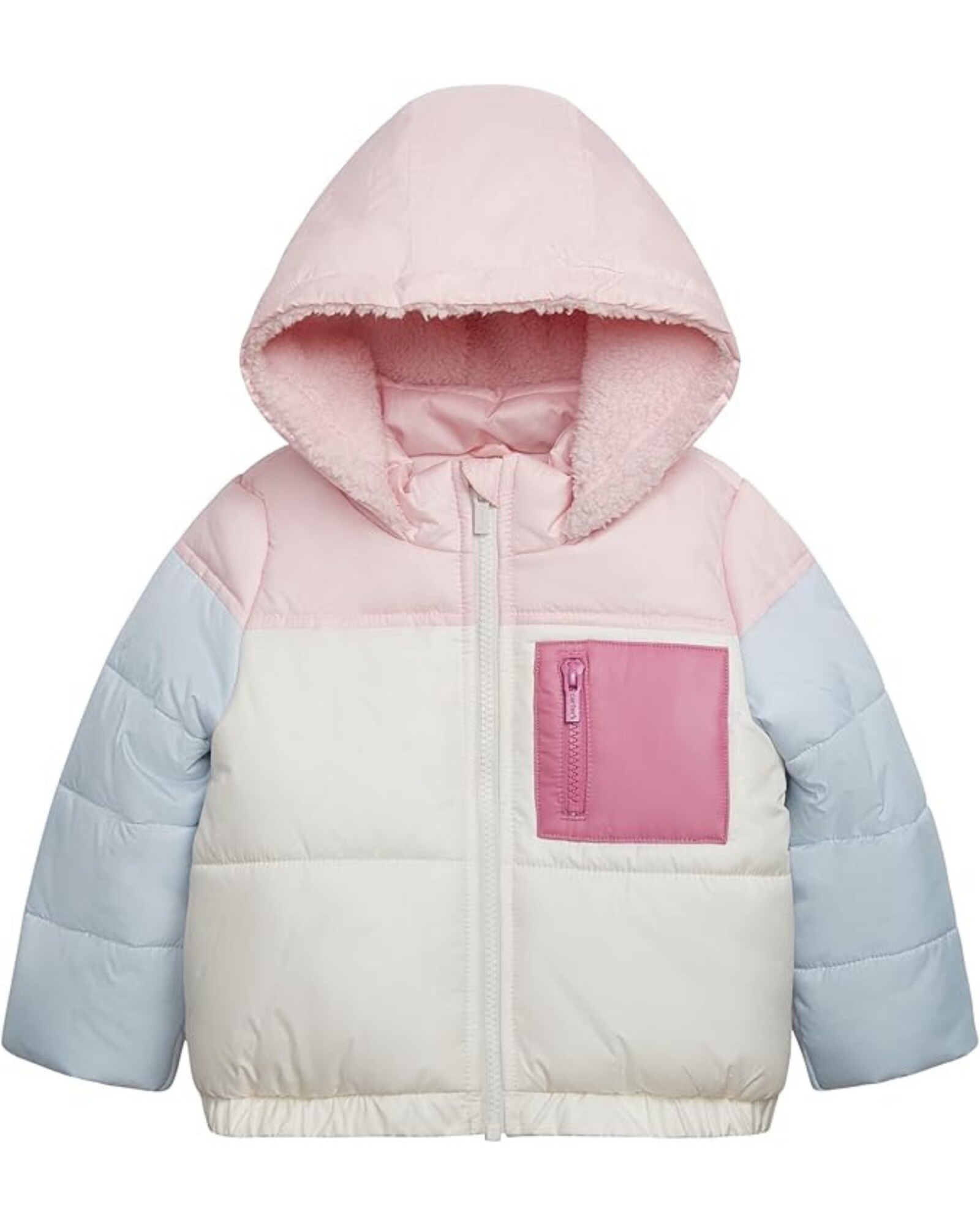 Campera resistente al agua, diseño colorblock Sin color