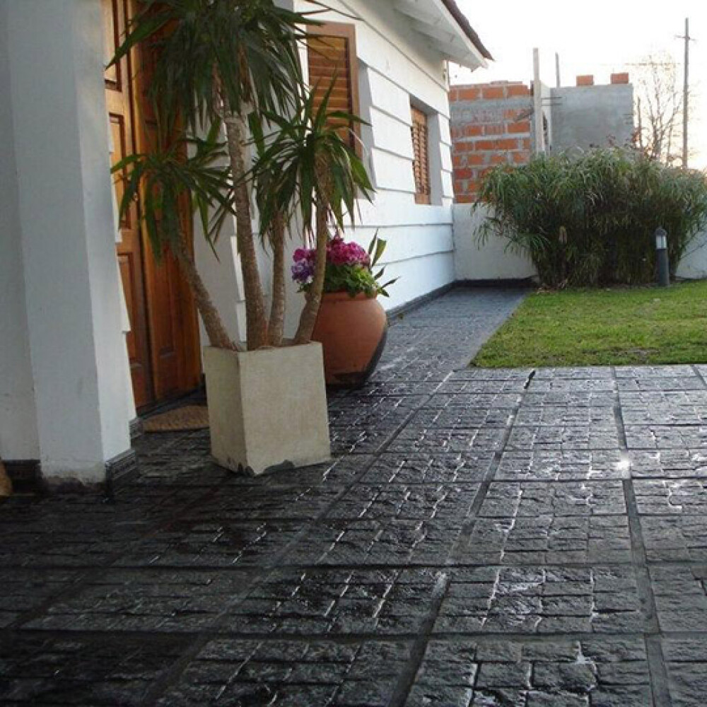 SÍMIL ADOQUÍN RECTO GRIS HUMO / caja Símil Adoquín Recto Gris Humo / Caja
