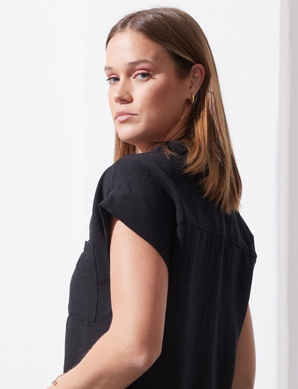 Camisa Bolsillo NEGRO