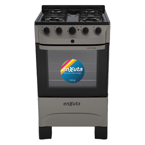 COCINA COMBINADA 4 HORNALLAS TITANIO - ENXUTA COCINA COMBINADA 4 HORNALLAS TITANIO - ENXUTA