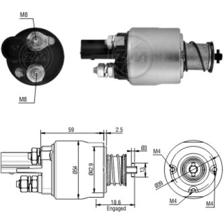 AUTOMATICO DE ARRANQUE - VW GOLF-SEAT CORDOBA VALEO 12V ZM AUTOMATICO DE ARRANQUE - VW GOLF-SEAT CORDOBA VALEO 12V ZM