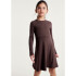 VESTIDO ML FEM MARROM ESCURO