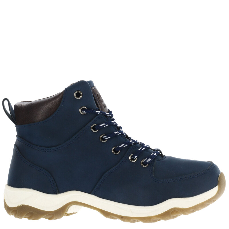 Botas de Niño Croco Kids Botita SANTI acordonada Azul Marino