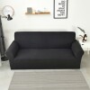 Funda sillón 2 cuerpos lisa negro