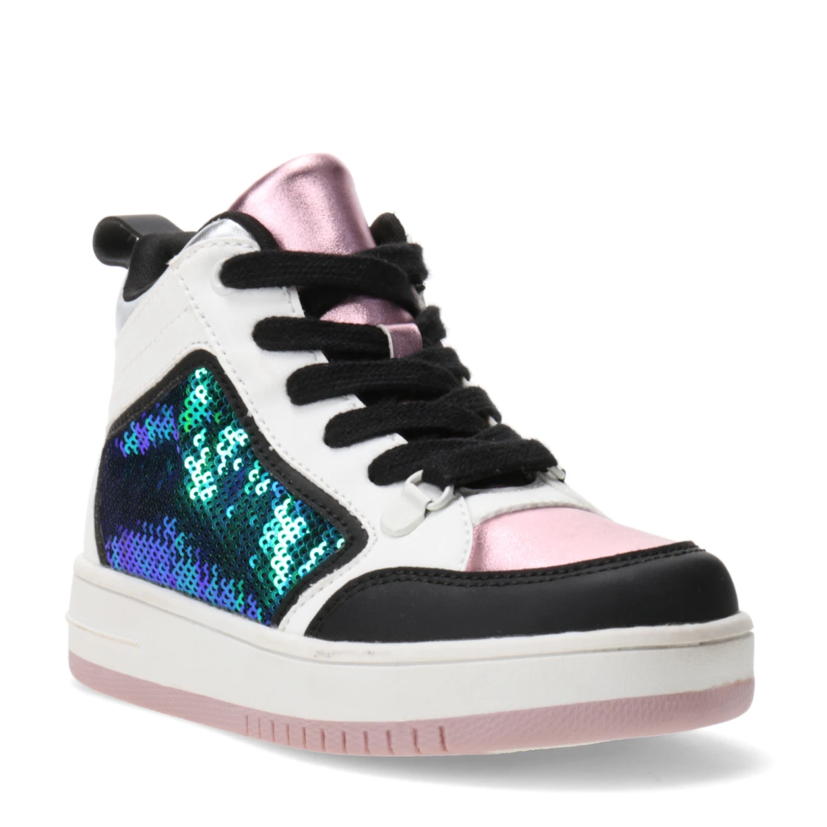 Deportivo MOSCHI estilo botita con lentejuela MINI MissCarol - White 