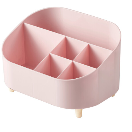 Organizador maquillaje rosa