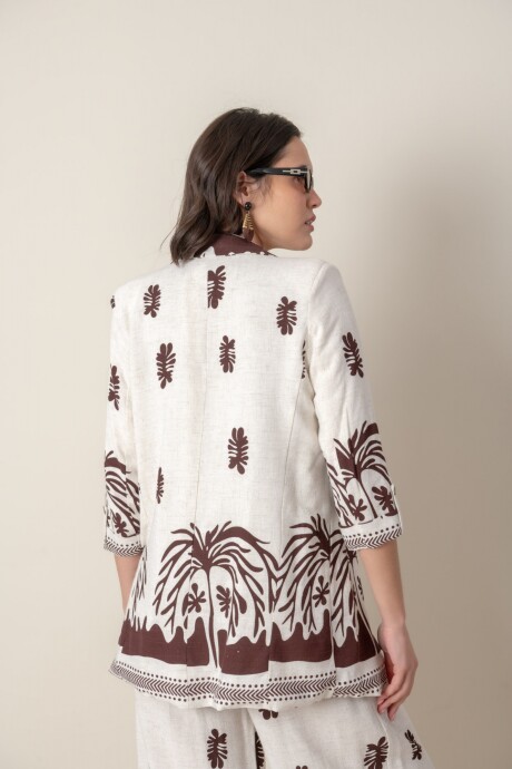 BLAZER OURANIA Chocolate