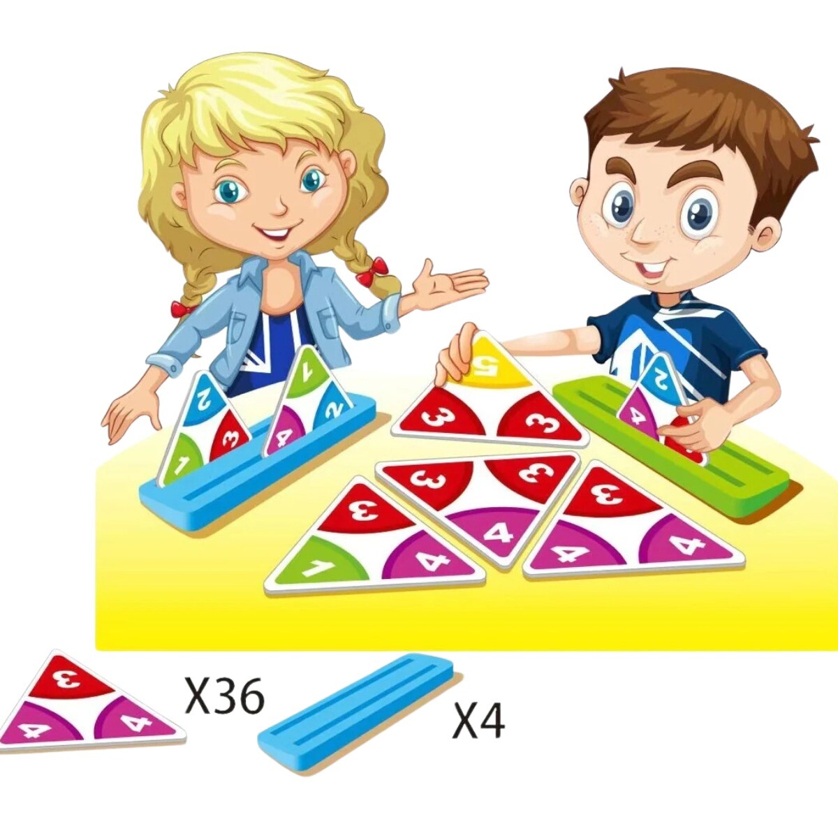 Juego de Mesa Dominó Secuencial Numeral 