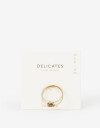 Sets Anillos Strass Set De Anillos Cherry - Dorado