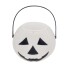 Tacho Portacaramelos Halloween Calabaza Golosinas Disfraz Ax Variante Color Blanco