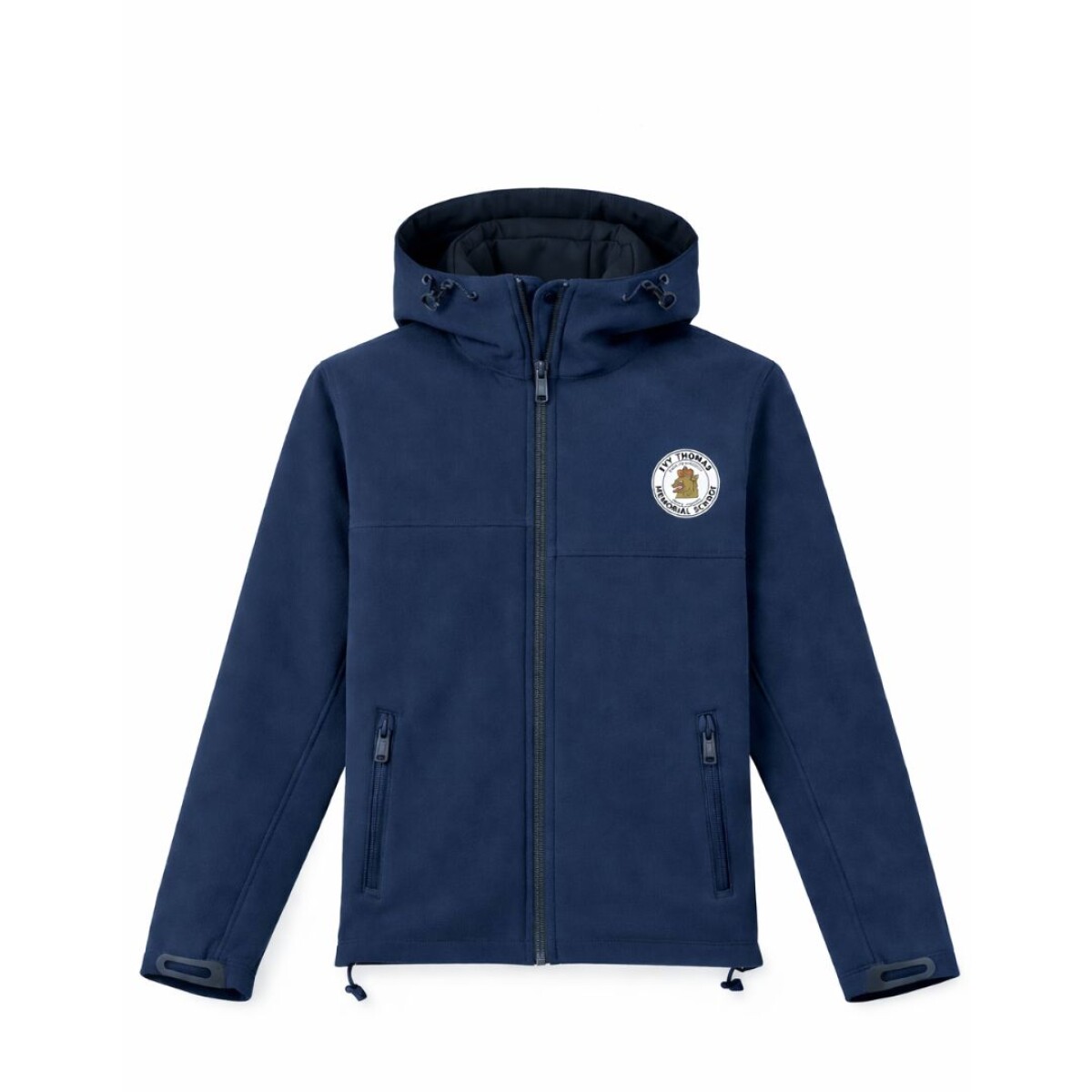 Campera Light-shell c/capucha Navy