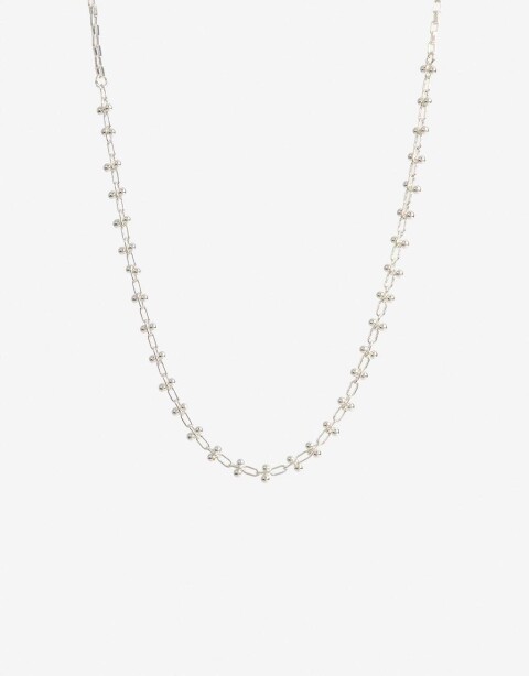 Collares Cortos Metal Collar Corto Cubic Zirconia - Plateado