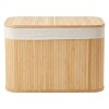 BAUL RECT BAMBU/TEJIDO C/TAPA 75.5X38.5X42.5CM Unica