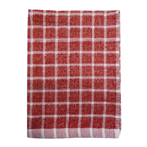 Repasador Kanguro Ajedrez 37 x 52 cm ROJO/BLANCO