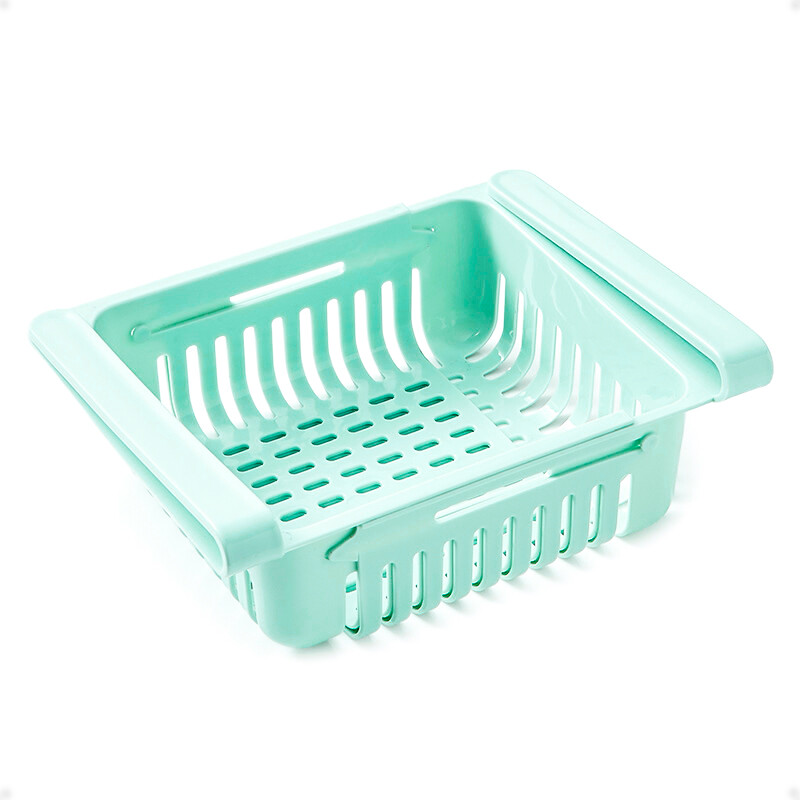 Cajón Organizador Plástico para Heladera Verde